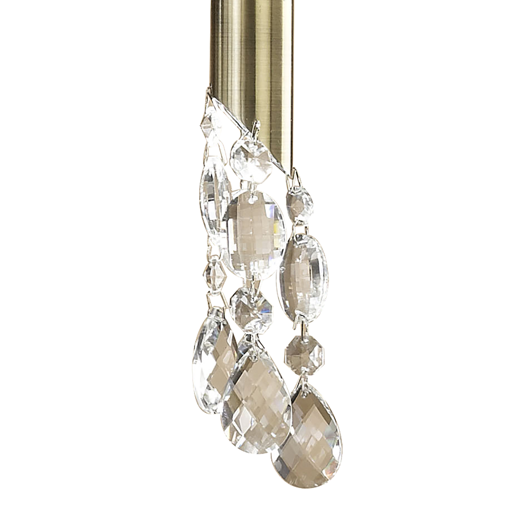 Tiffany AB Crystal Ceiling Lights Mantra Shaded Crystal Fittings